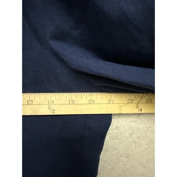NEW Nordstrom Men's Tessuti Sondrio Blazer Suit 100% Linen Blue Lined 40R Jacket